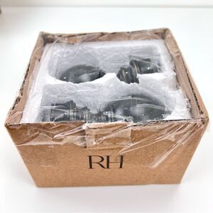 Restoration Hardware Medium Oil-Rubbed Bronze Metal Estate Ball Finials